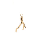 Coral Branch Charm 18k Gold Plated