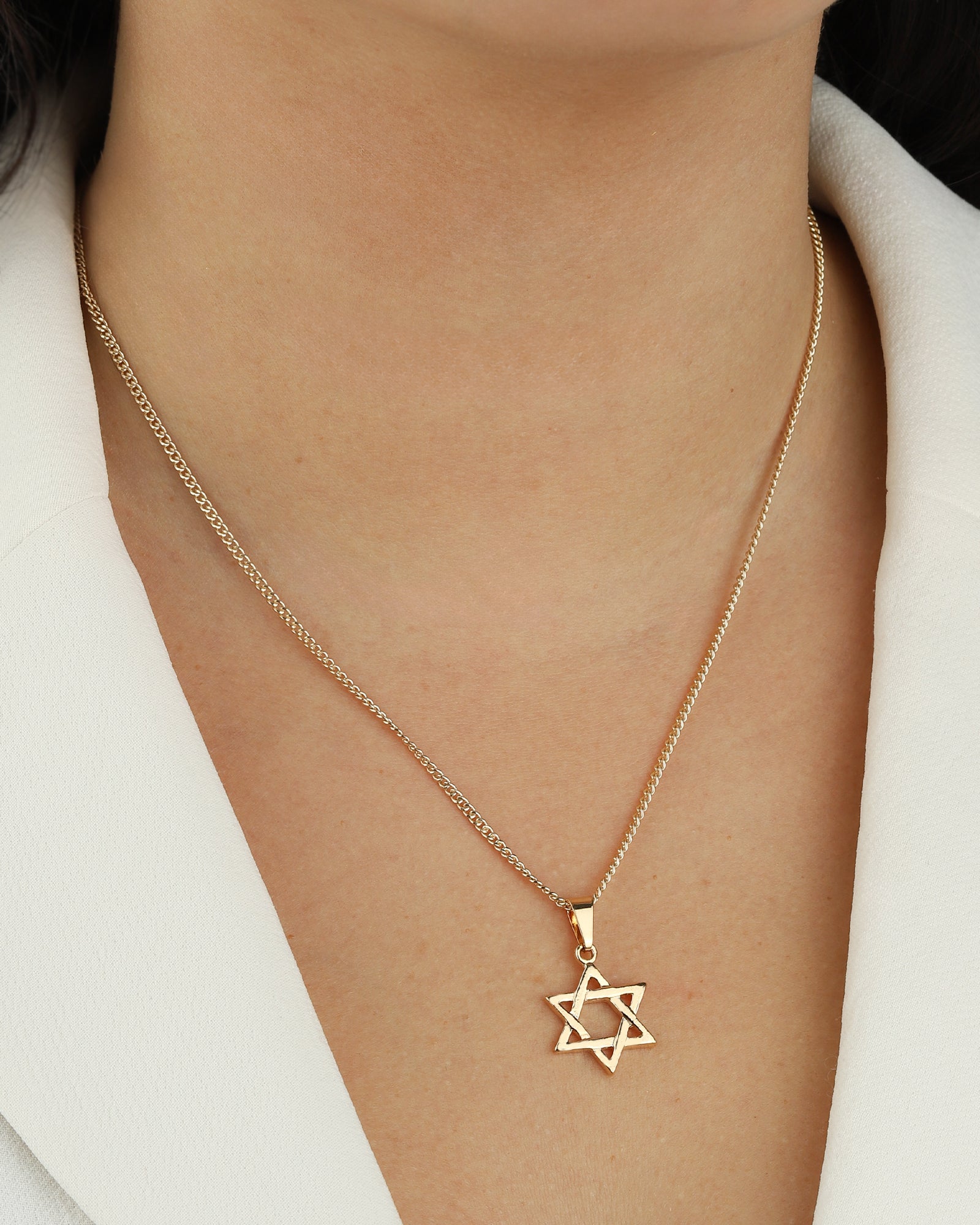 Baseline-Star of David Charm-Necklaces-Blue Ruby Jewellery-Vancouver Canada