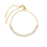 Baseline-Marquise Pull Bracelet-Bracelets-18k Gold Plated, Cubic Zirconia-Blue Ruby Jewellery-Vancouver Canada