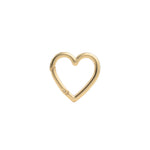 Baseline-Cut Out Heart Key Ring-Hair, Etc.-18k Gold Plated-Blue Ruby Jewellery-Vancouver Canada