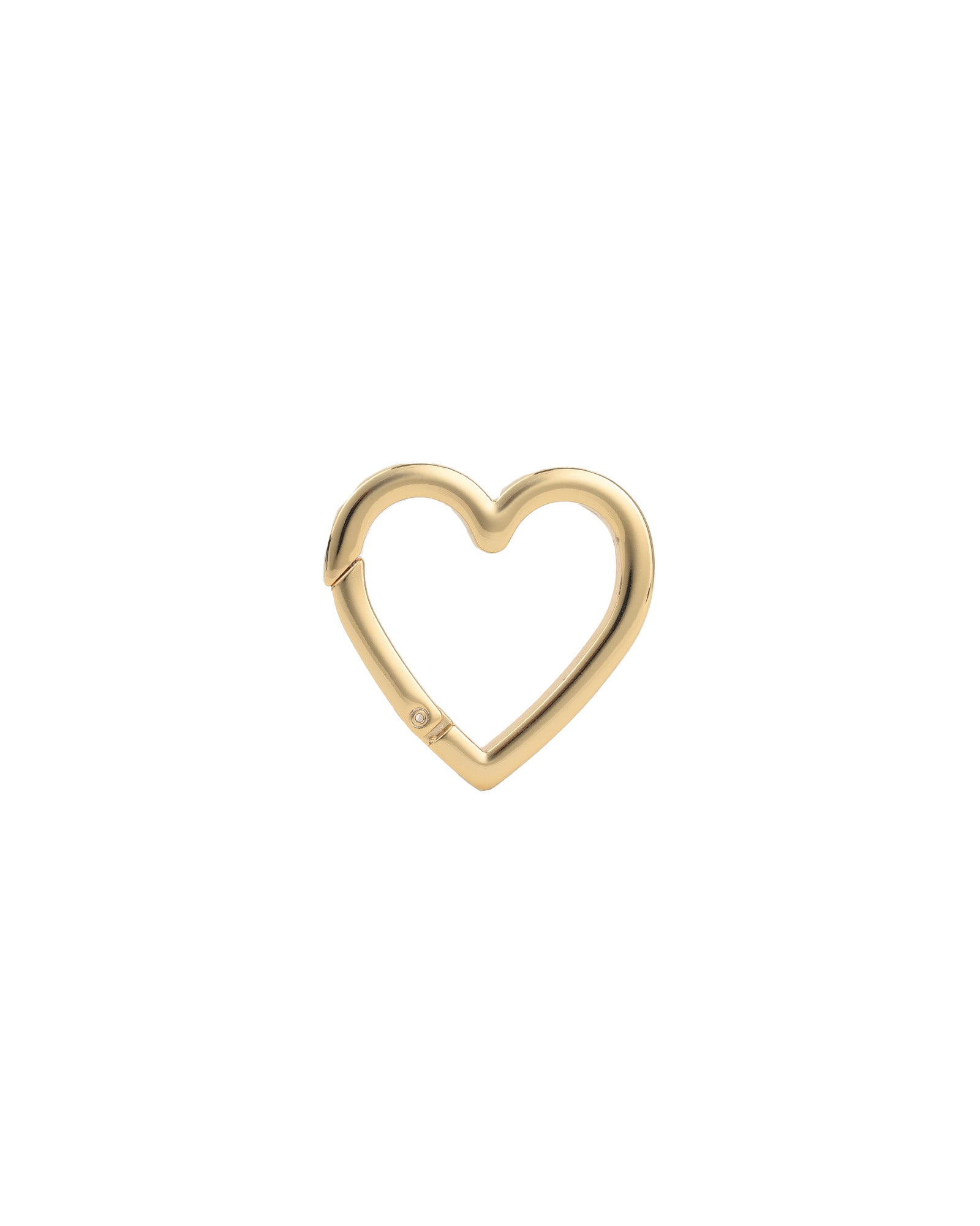 Baseline-Cut Out Heart Key Ring-Hair, Etc.-18k Gold Plated-Blue Ruby Jewellery-Vancouver Canada