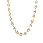 Oval Mariner Link Necklace 18k Gold Plated