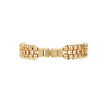 Ball CZ Tennis Bracelet 18k Gold Plated, Cubic Zirconia