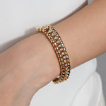 Baseline-Ball CZ Tennis Bracelet-Bracelets-Blue Ruby Jewellery-Vancouver Canada