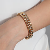 Baseline-Ball CZ Tennis Bracelet-Bracelets-Blue Ruby Jewellery-Vancouver Canada
