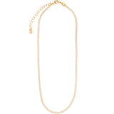 Teardrop CZ Tennis Necklace