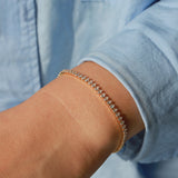 Teardrop CZ Tennis Bracelet