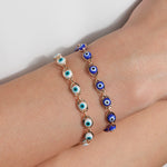 Baseline-Evil Eye Texture Bracelet-Bracelets-Blue Ruby Jewellery-Vancouver Canada