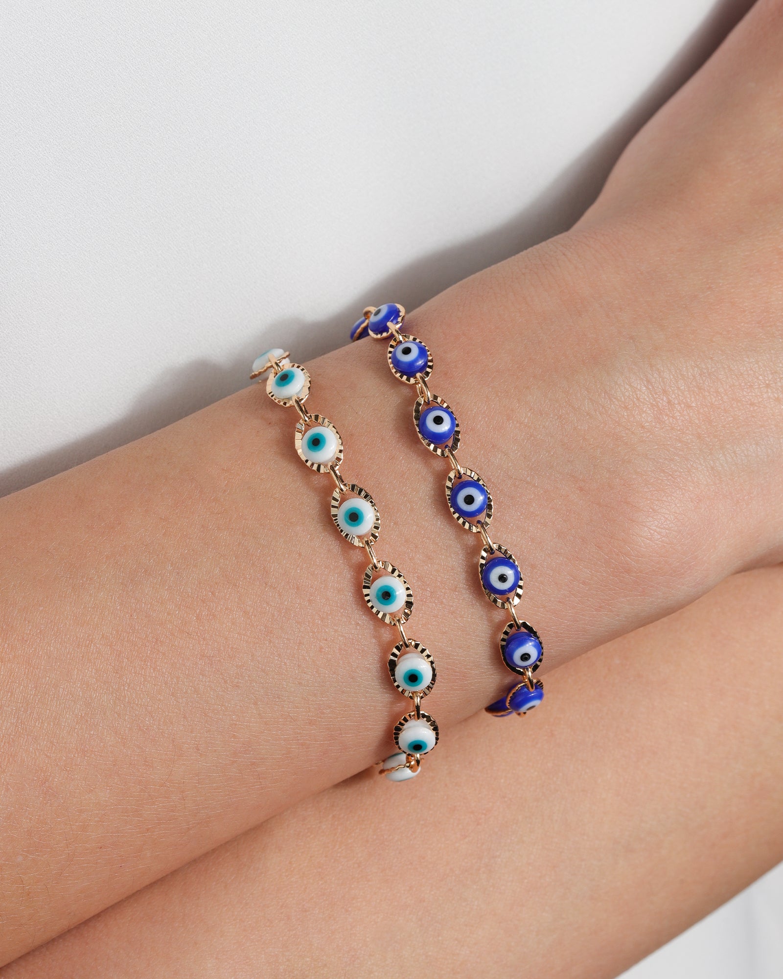 Baseline-Evil Eye Texture Bracelet-Bracelets-Blue Ruby Jewellery-Vancouver Canada