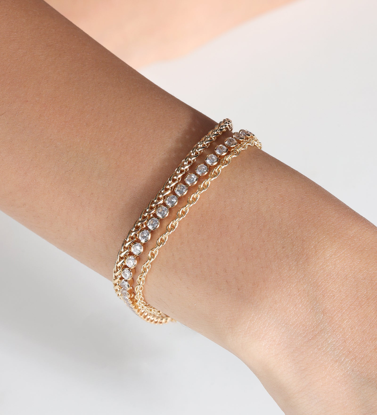 Wheat Chain Bracelet | 2mm 18k Gold Plated