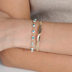 Baseline-Evil Eye Multi Bracelet-Bracelets-Blue Ruby Jewellery-Vancouver Canada