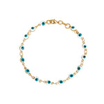Baseline-Evil Eye Multi Bracelet-Bracelets-18k Gold Plated, Enamel-Blue Ruby Jewellery-Vancouver Canada