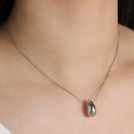 Baseline-Medium Teardrop Box Chain Necklace-Necklaces-Blue Ruby Jewellery-Vancouver Canada
