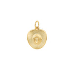 Cowboy Hat Charm 18k Gold Plated