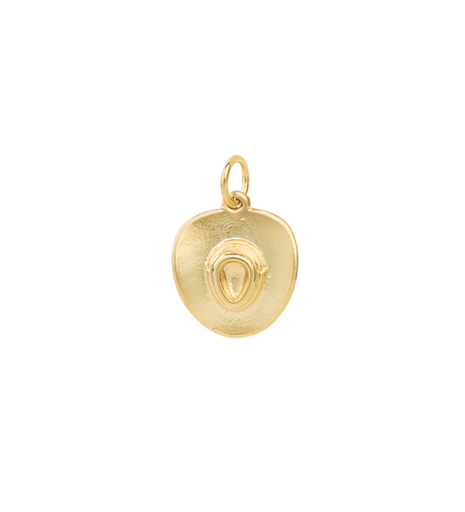 Cowboy Hat Charm 18k Gold Plated
