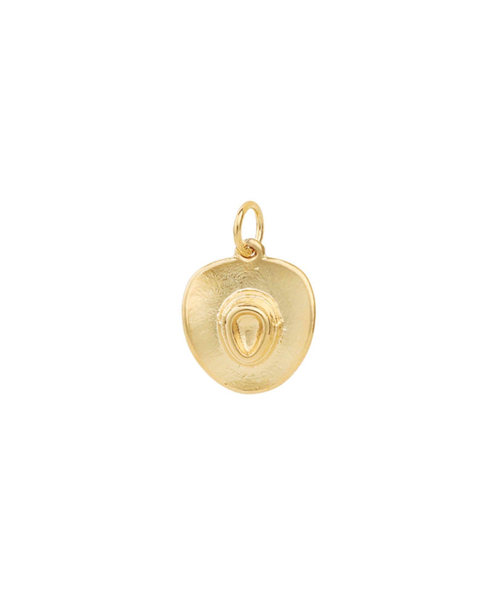 Cowboy Hat Charm 18k Gold Plated