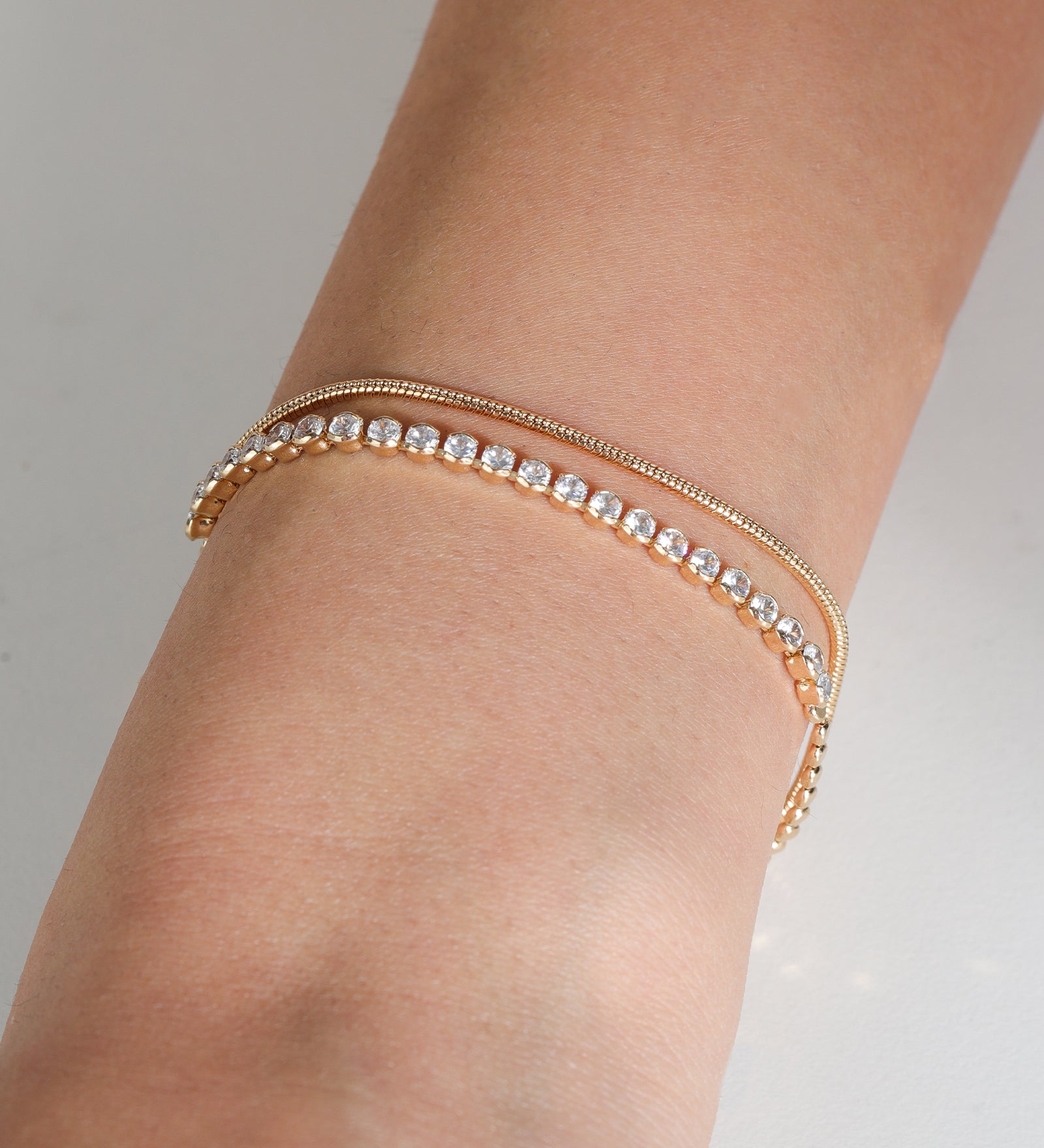 Baseline-Snake Chain Bracelet | 1.5mm-Bracelets-Blue Ruby Jewellery-Vancouver Canada