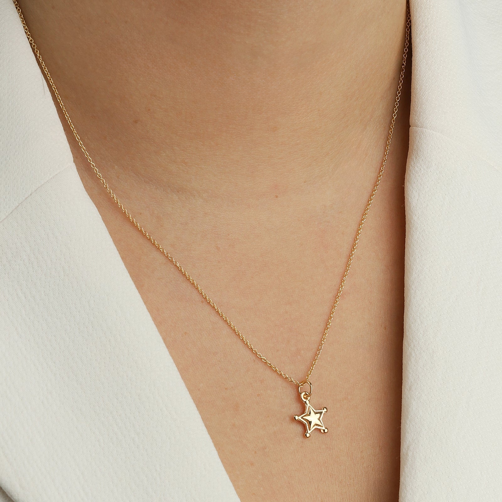 Baseline-Star Tiny Charm-Necklaces-Blue Ruby Jewellery-Vancouver Canada