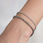 Baseline-Rope Chain Bracelet | 2mm-Bracelets-Blue Ruby Jewellery-Vancouver Canada