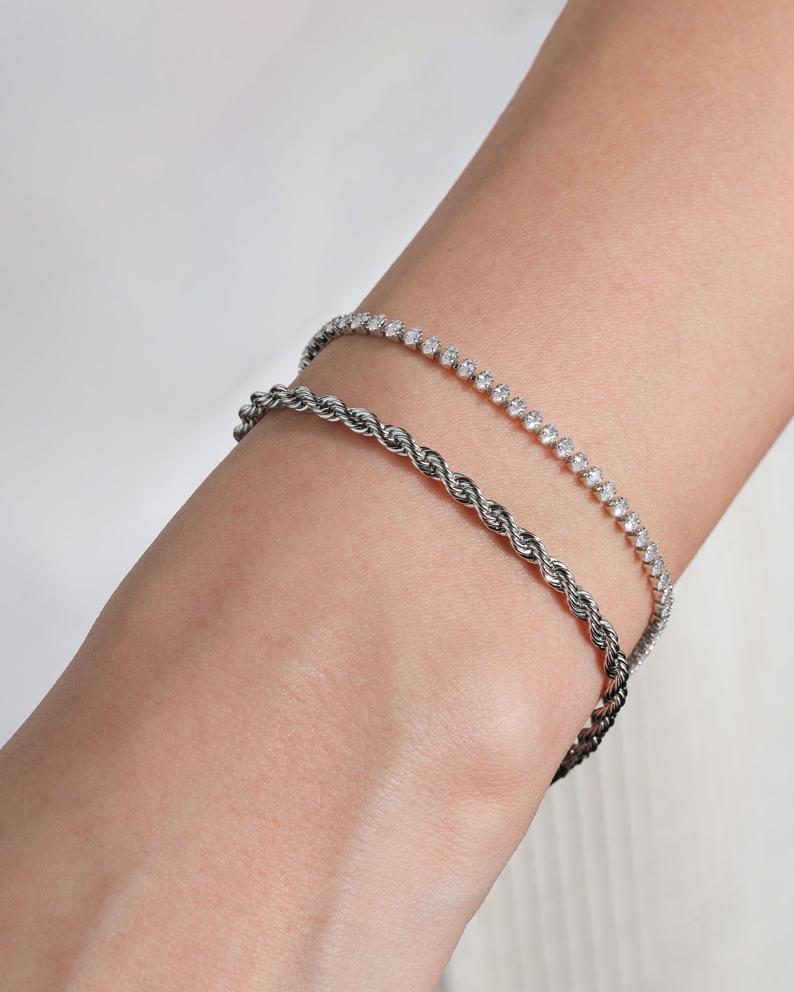 Baseline-Rope Chain Bracelet | 2mm-Bracelets-Blue Ruby Jewellery-Vancouver Canada