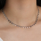Baseline-Star Dangle Choker-Necklaces-Blue Ruby Jewellery-Vancouver Canada