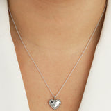Baseline-Heart "Most Wanted" Charm-Necklaces-Blue Ruby Jewellery-Vancouver Canada