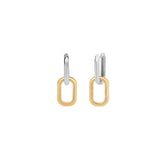 Paperclip Link Drop Earrings