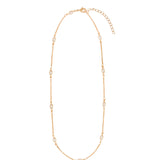 Marquise CZ Station Necklace