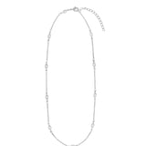 Marquise CZ Station Necklace