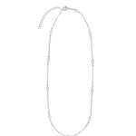 Baseline-Marquise CZ Station Necklace-Necklaces-Blue Ruby Jewellery-Vancouver Canada