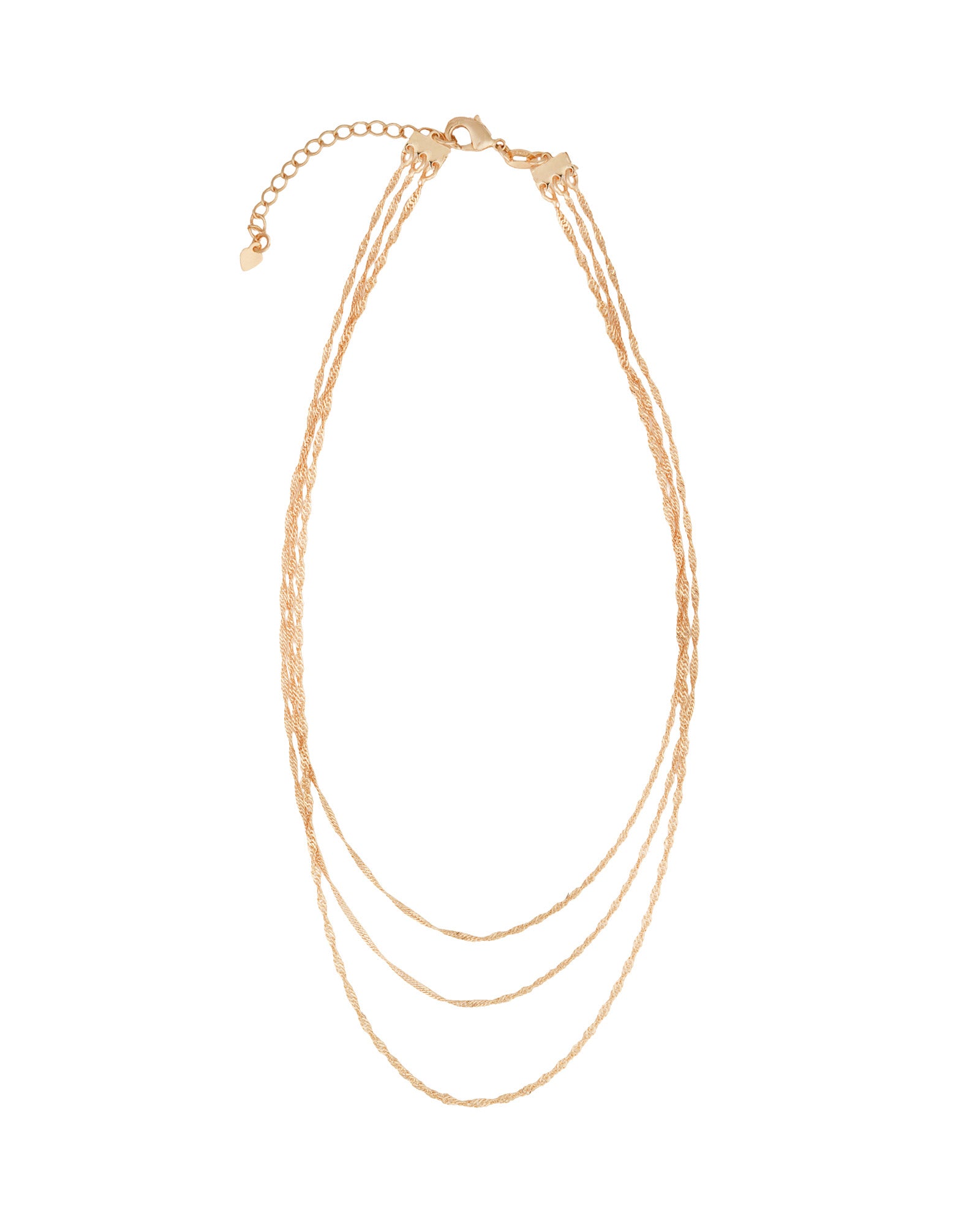 Baseline-Three Layer Singapore Chain Necklace-Necklaces-Blue Ruby Jewellery-Vancouver Canada