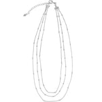 Baseline-Layered Bead Chain Necklace-Necklaces-Blue Ruby Jewellery-Vancouver Canada