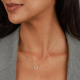 Star of David Pavé Necklace