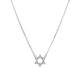 Star of David Pavé Necklace
