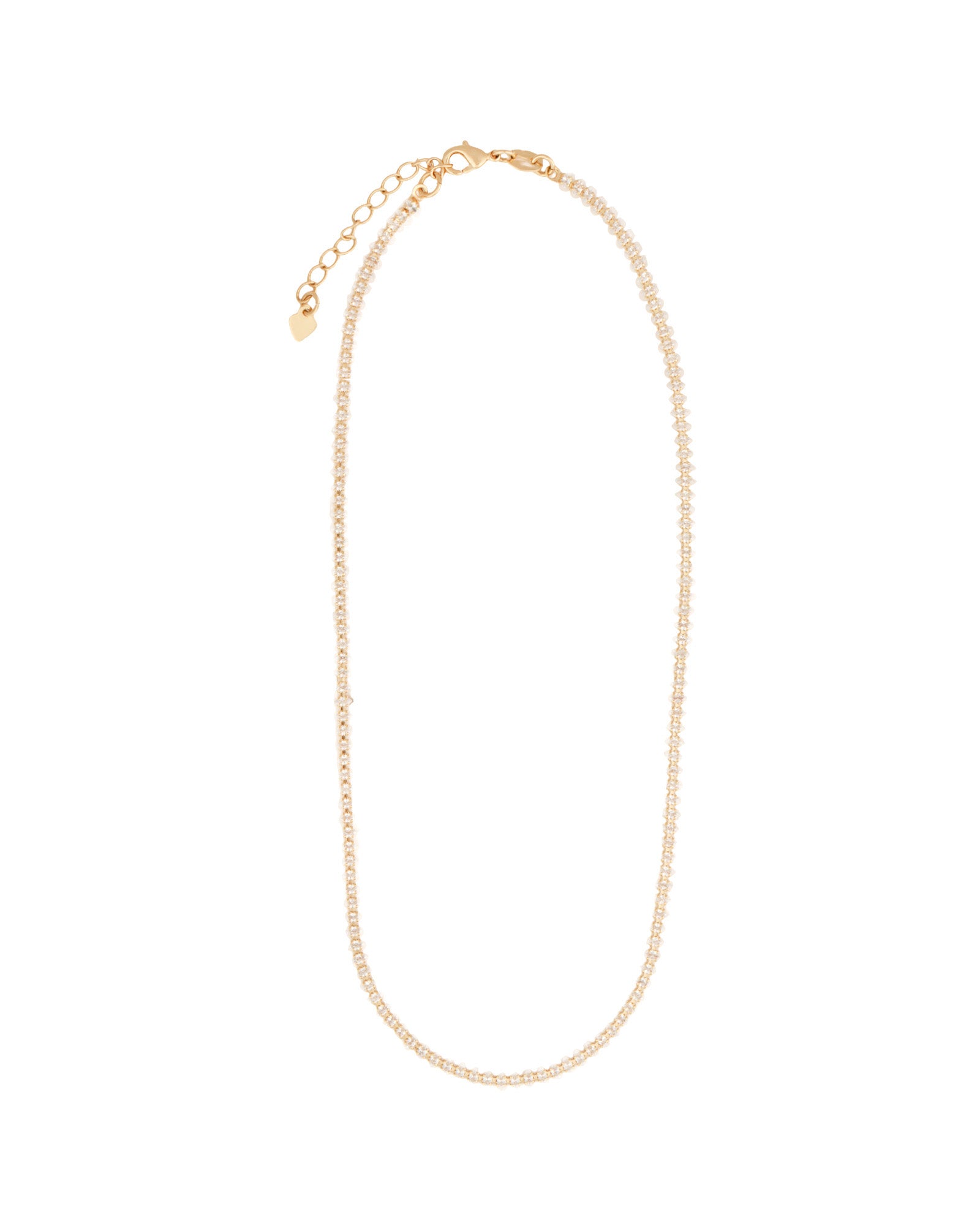Baseline-Marquise CZ Tennis Necklace-Necklaces-Blue Ruby Jewellery-Vancouver Canada