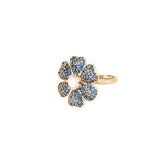 CZ Pavé Bloom Ring