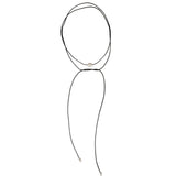 Baseline-Pearl Drop Lariat Necklace-Necklaces-White Pearl, Cord-Blue Ruby Jewellery-Vancouver Canada
