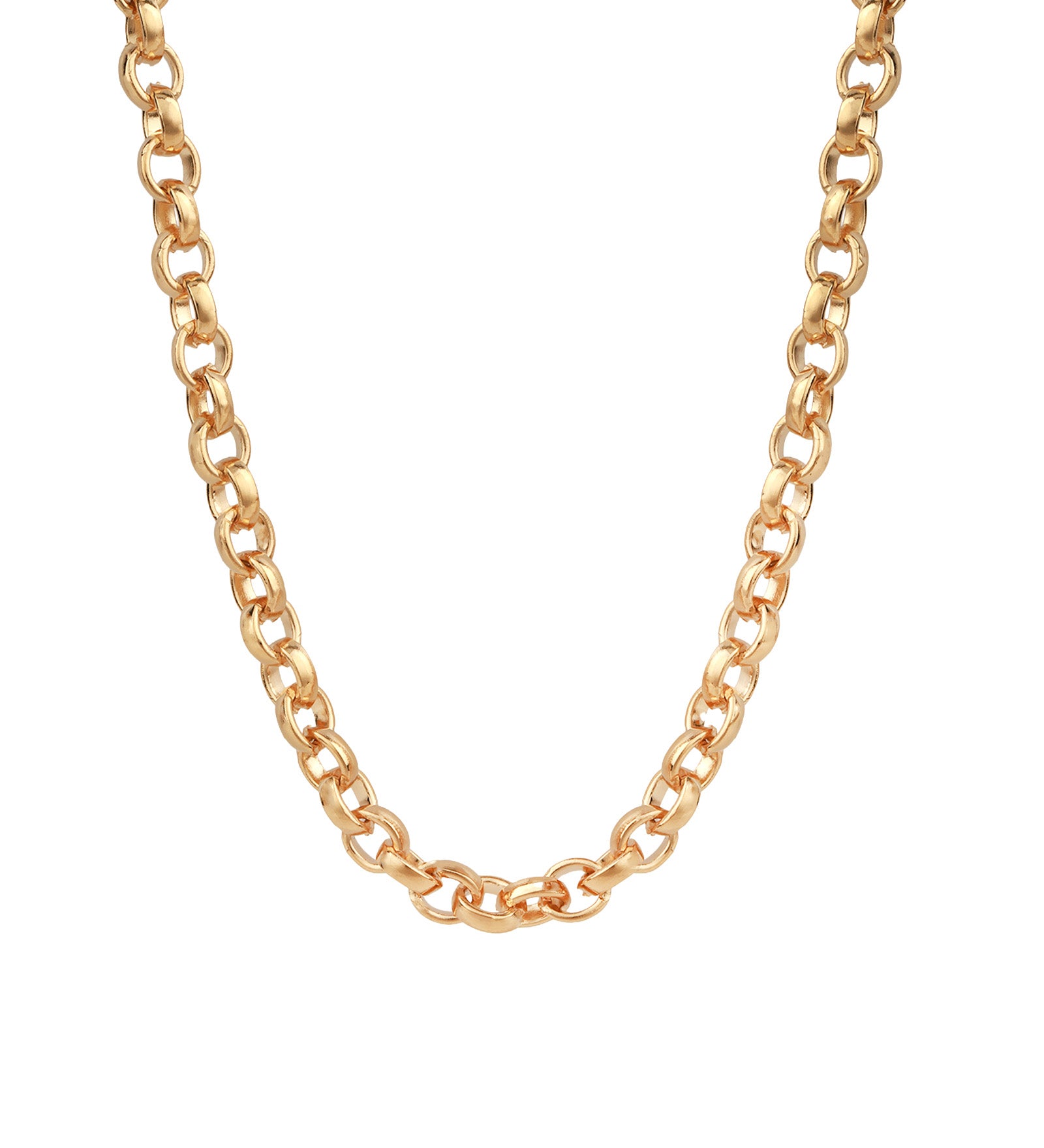 Baseline-Bold Rolo Chain Necklace-Necklaces-18k Gold Plated-Blue Ruby Jewellery-Vancouver Canada