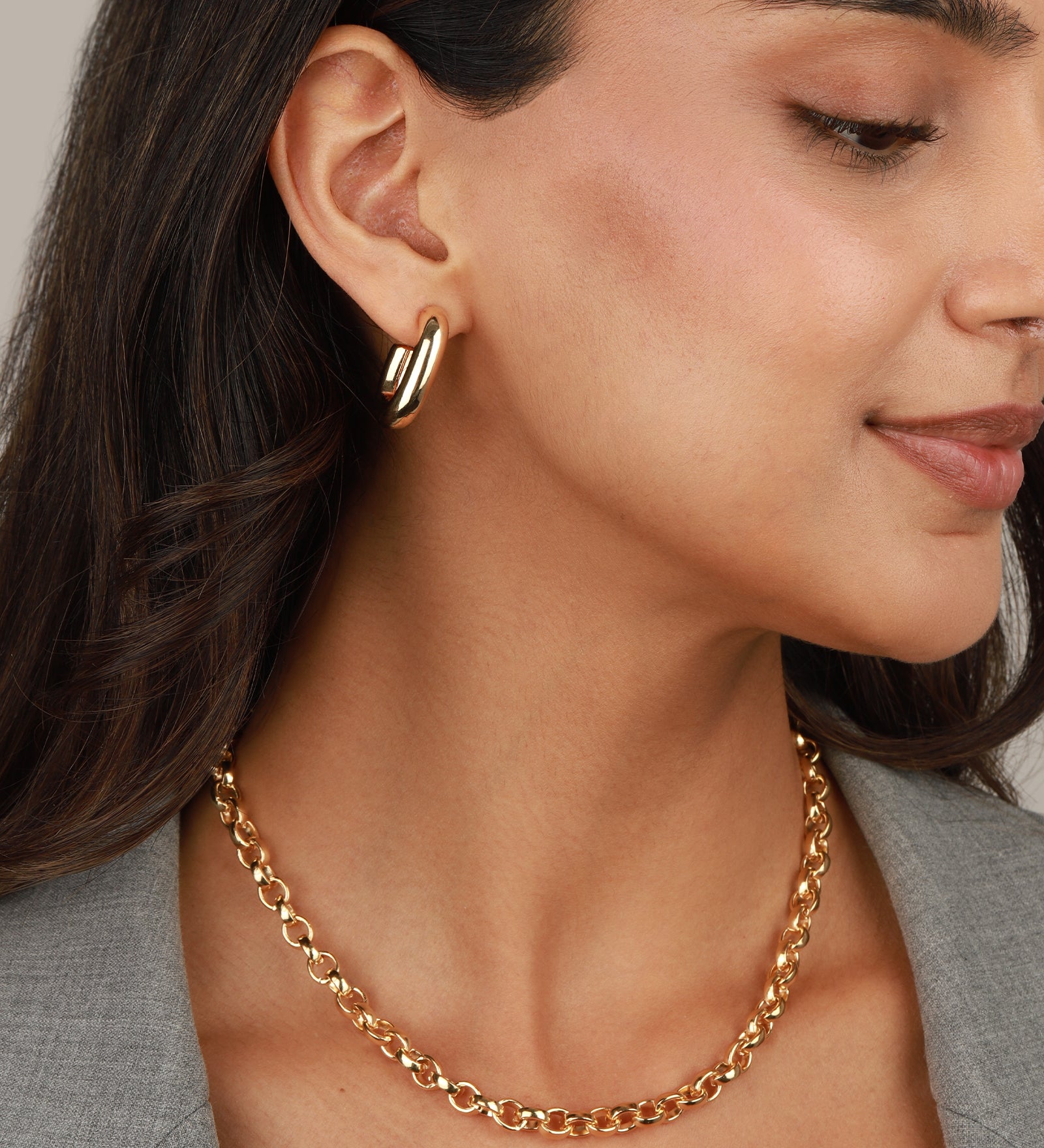 Baseline-Bold Rolo Chain Necklace-Necklaces-Blue Ruby Jewellery-Vancouver Canada