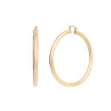 Oversized French Hoop Earring | 70mm