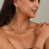 Chunky Oval Rolo Necklace