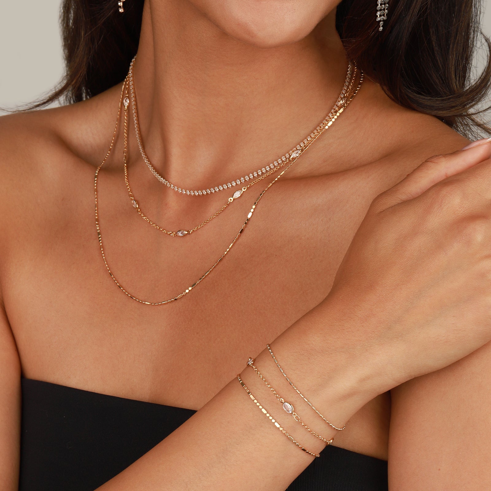 Baseline-Textured Rice Chain Bracelet-Bracelets-Blue Ruby Jewellery-Vancouver Canada