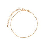 Textured Rice Chain Bracelet