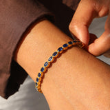Oval Stone Hinged Bangles Gold Plated, Cubic Zirconia
