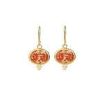 Siena Earrings Gold Vermeil, Cubic Zirconia