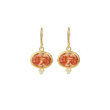 Siena Earrings Gold Vermeil, Cubic Zirconia