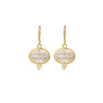 Siena Earrings Gold Vermeil, Cubic Zirconia