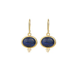 Siena Earrings Gold Vermeil, Lapis