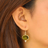 Siena Earrings Gold Vermeil, Cubic Zirconia