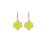 Siena Earrings Gold Vermeil, Cubic Zirconia